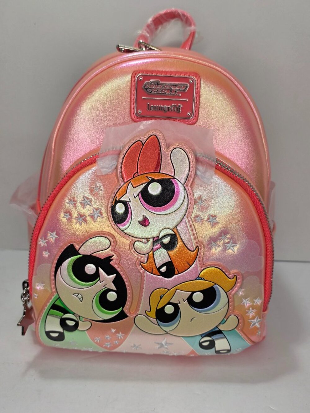 Loungefly Powerpuff Girls Exclusive Pearlescent Mini Backpack